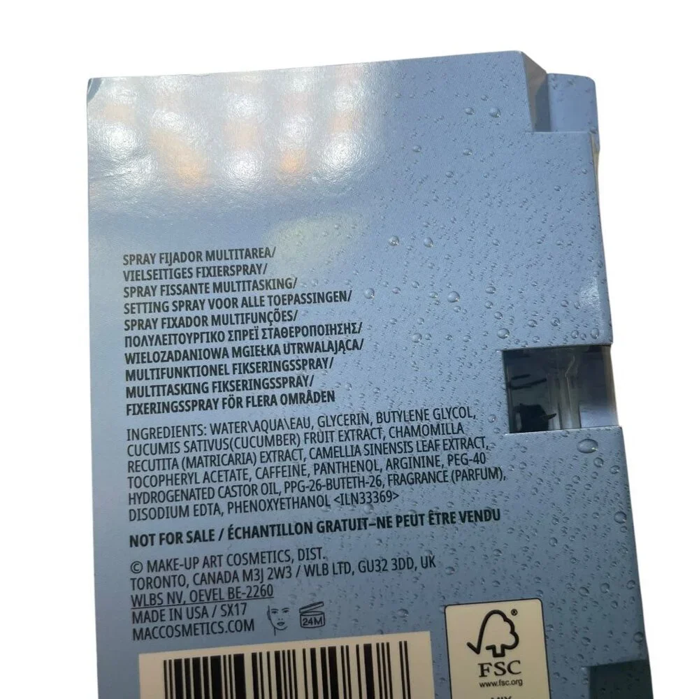 MAC Fix+ Setting Spray Sample Bundle – 7 Pack – New 2.5ml Each